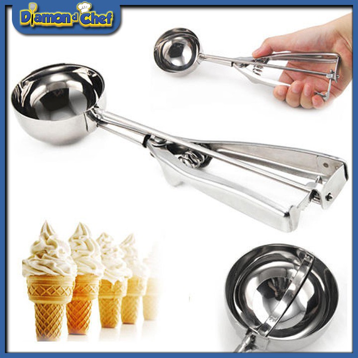 Dụng cụ múc kem inox 6cm