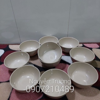 Chén Cơm Mầu Nâu - Chén Nhựa Melamine