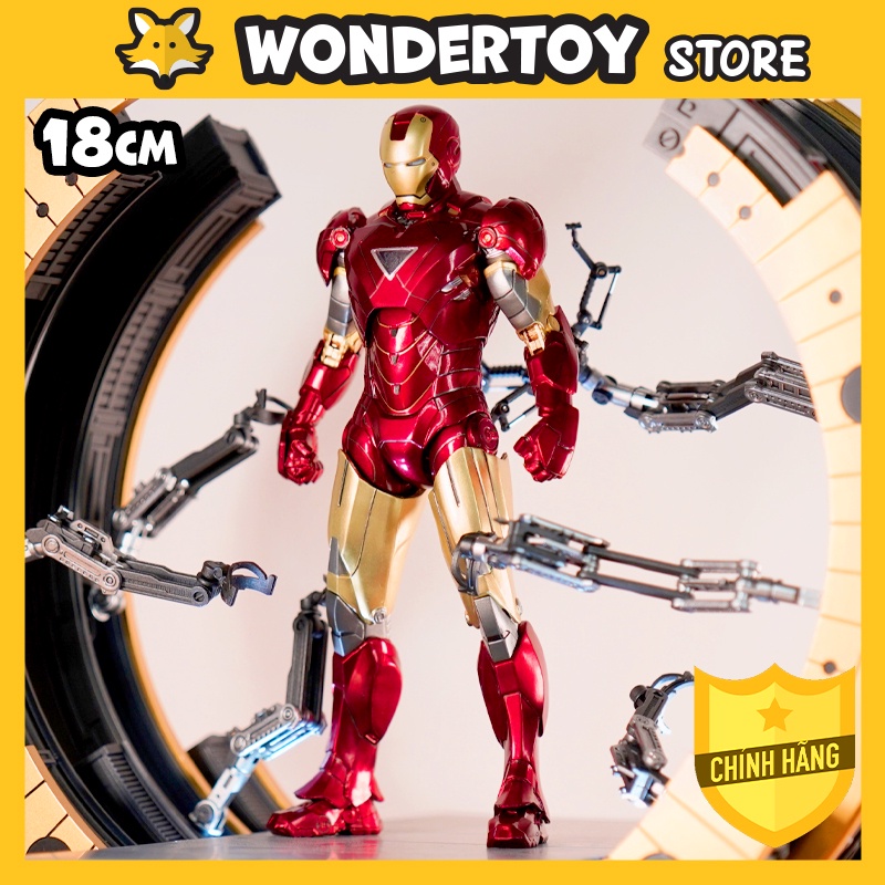 Mô hình ZD Toys Iron Man Mark 6 MK1, 2, 3, 4, 5, 7, 42, 43, 50 War Machine, Hall of Armor