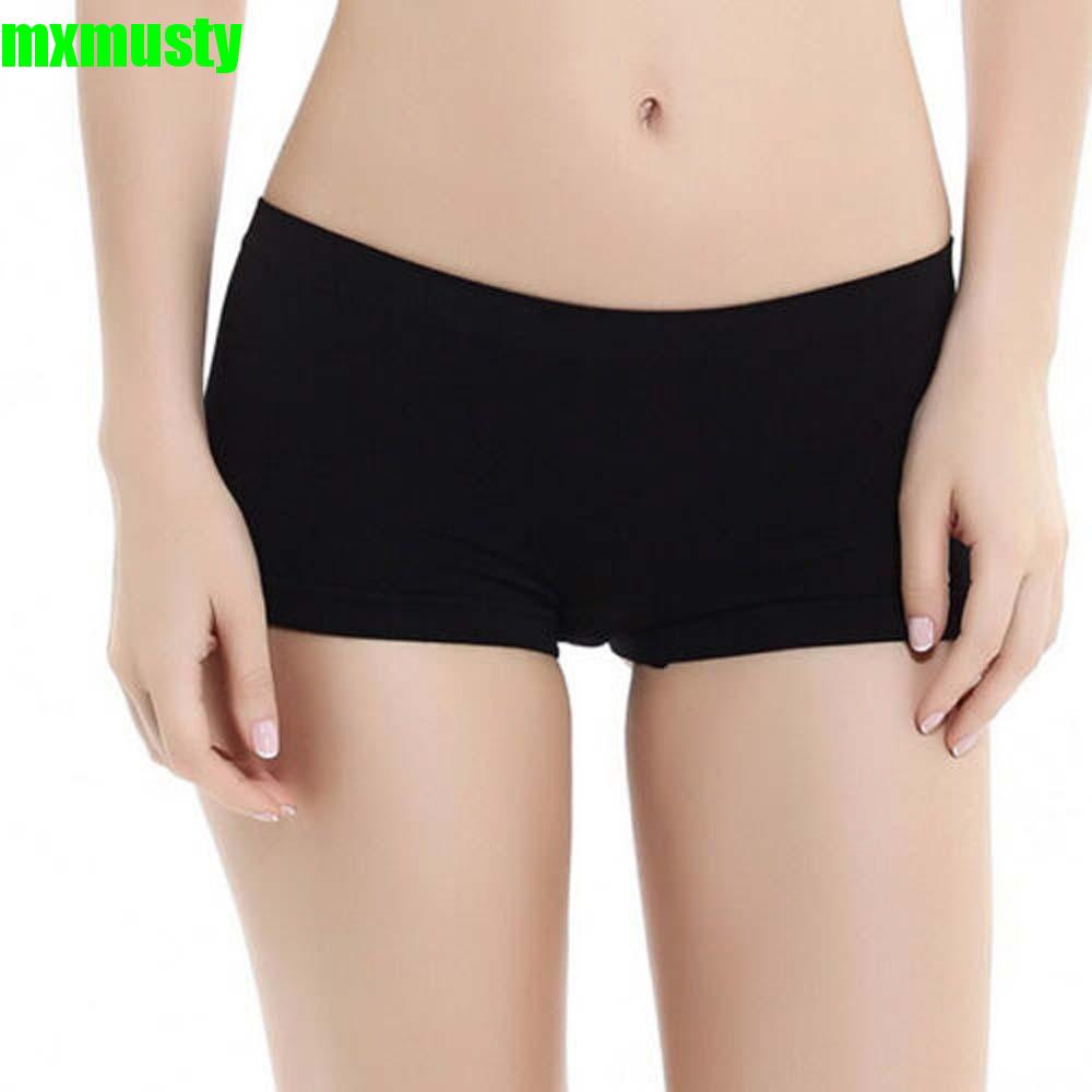 Quần lót boxer kiểu dáng thể thao thoáng mát nhiều màu sắc cho nữ