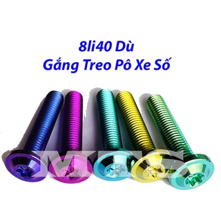 Ốc Treo Pô 8li40 Dù TITAN GR5 Gắn Xe Số Như Sonic/Raider/Winner/Ex 150/Ex 11/Wave/Dream-MTS
