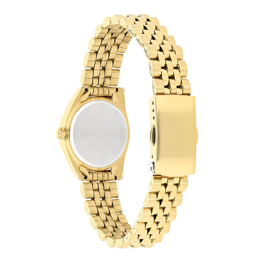Đồng Hồ Nữ Citizen Đính Đá Swarovski Dây Thép Không Gỉ EU6062-50D - Mặt Xà Cừ