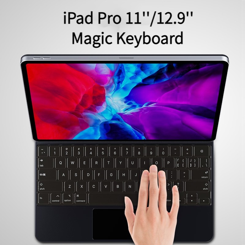 Miếng Dán Bảo Vệ Bàn Phím Bằng TPU Trong Suốt Chống Nước/Bụi Bẩn Cho Ipad Pro 11 12.9 Inch 2020 2021