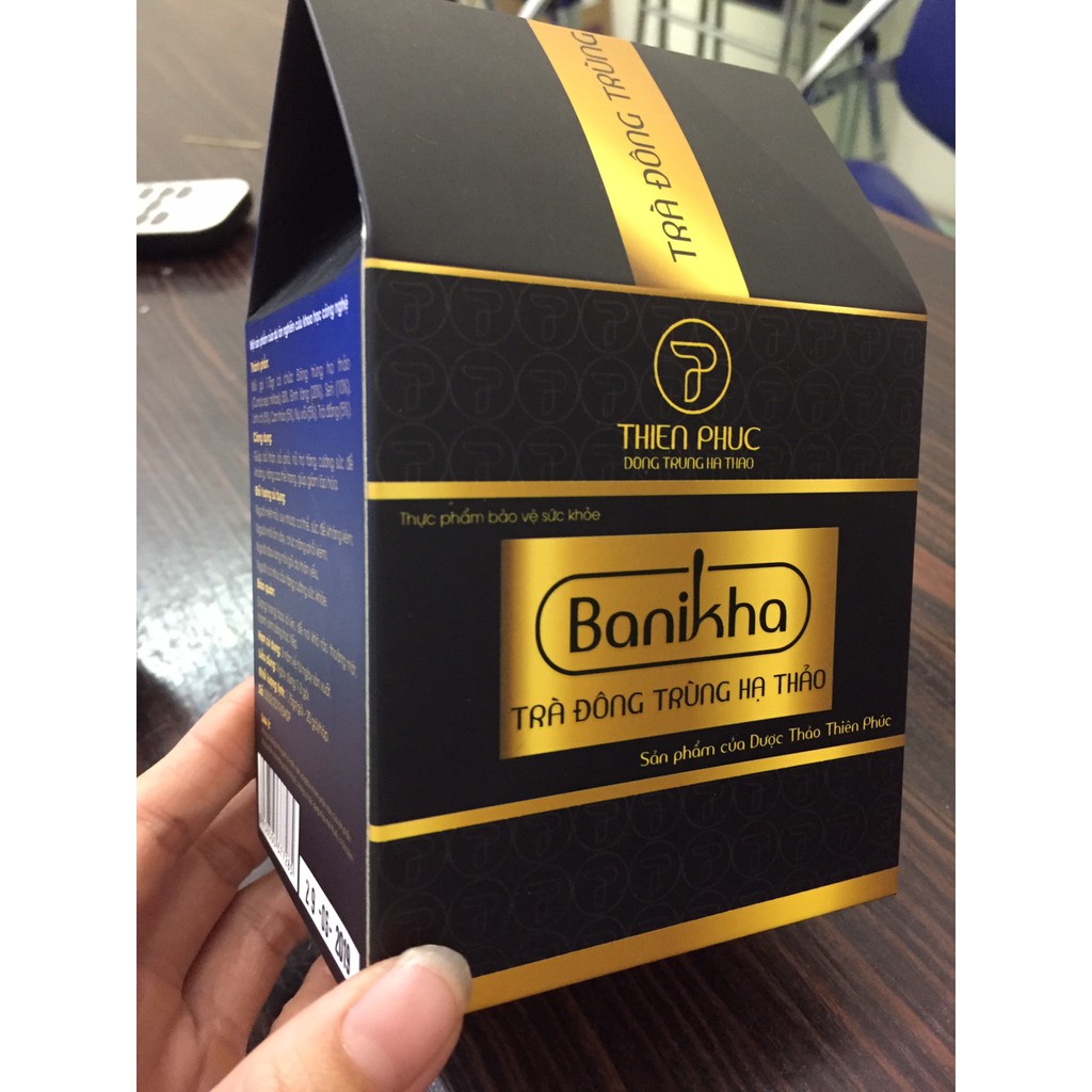 Trà Đông Trùng Hạ Thảo BANIKHA - bổ thận, bổ phổi, nâng cao thể trạng, giúp giảm lão hóa