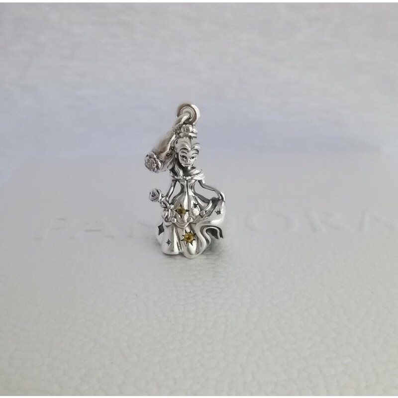 Charm treo giáng sinh, nhà du hành vũ trụ, người đẹp và quái thú bằng bạc 925 nhungsophie