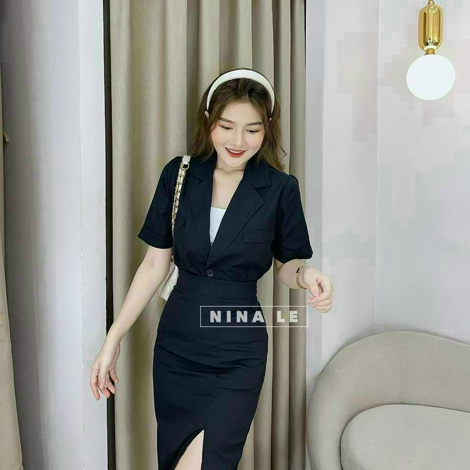 Sét Bộ Đi Chơi Đầm Ôm Xẻ Tà Chất For Mặc Mát Tôn Dáng Sang Chảnh [NEW UNISEX]