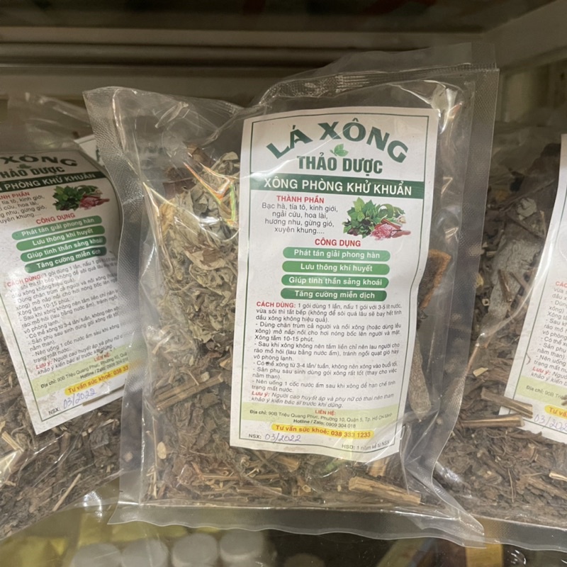 Lá Xông Cảm - Xông Hơi Toàn Thân