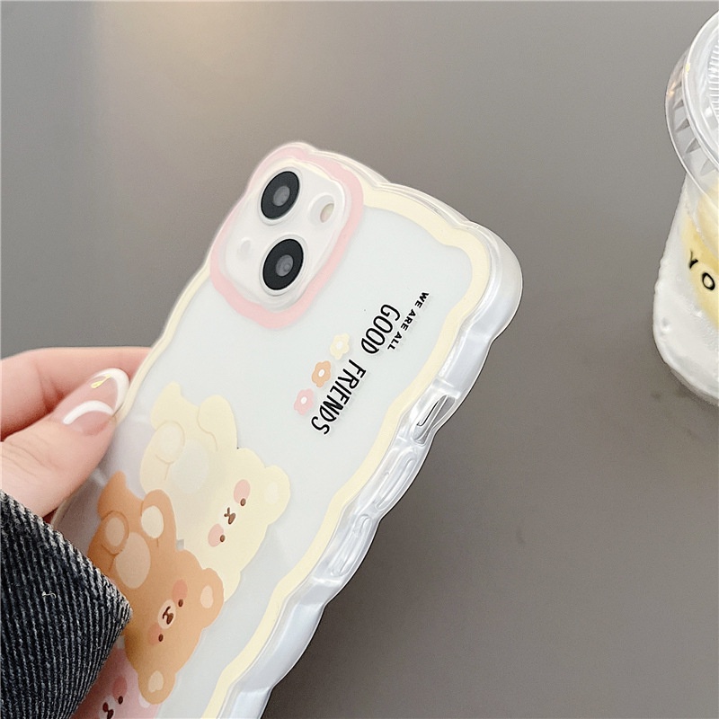 Ốp lưng iphone Ốp Điện Thoại Họa Tiết Gấu Hoạt Hình Cho Iphone 13Promax 12Pro / 14promax / 7 / 8 / 7PLUS11 / 12 / PLUS / PRO / MAX / MINI / 14-14 Dinuo case