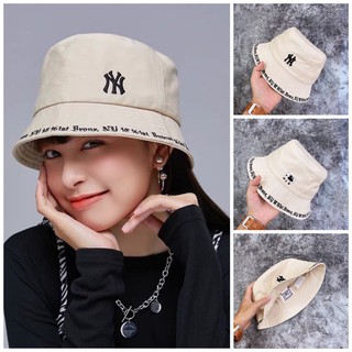 ⚡️ Mũ Bucket M.L.B NY Yankees Bucket Hat - Beige XUẤT DƯ FULL TEM TAG