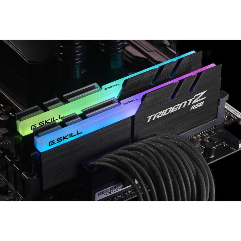 RAM G.Skill TRIDENT Z RGB-16GB (8GBx2) DDR4 3000GHz - 16GTZR - Bảo hành 36T Chính hãng Mai Hoàng