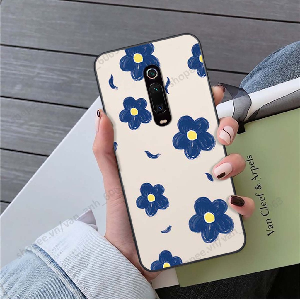 Ốp lưng Xiaomi Redmi K20 / MI 9T in hình hoa, gấu rich bear nghệ thuật, thời trang