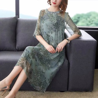 Váy đầm trung niên nữ