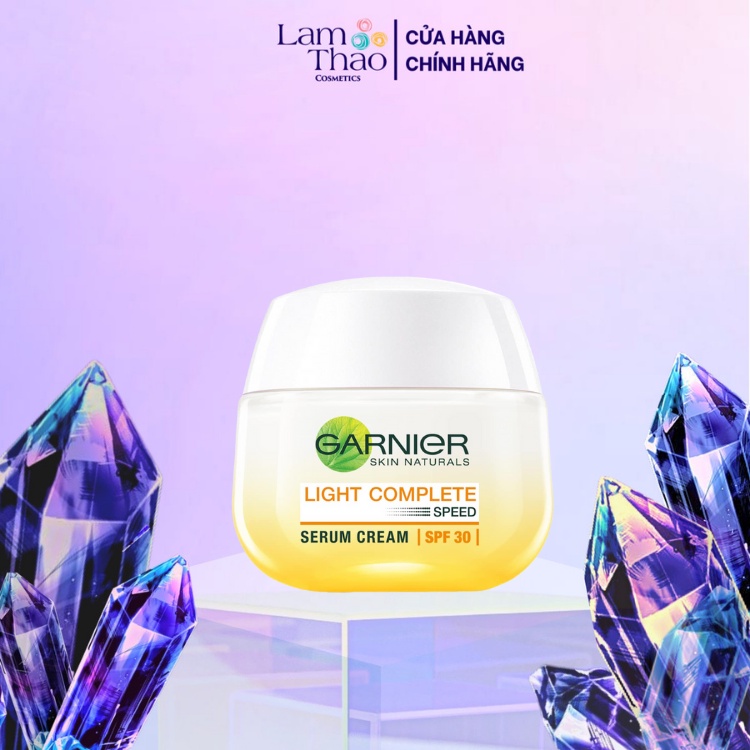 Kem Dưỡng Da Ban Ngày Garnier Light Complete Speed Whitening Serum Cream SPF30 PA+++