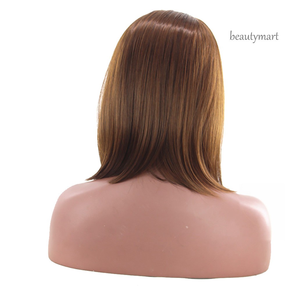 [Hàng mới về] Tóc giả nữ ngắn thẳng rẽ ngôi giữa thời trang