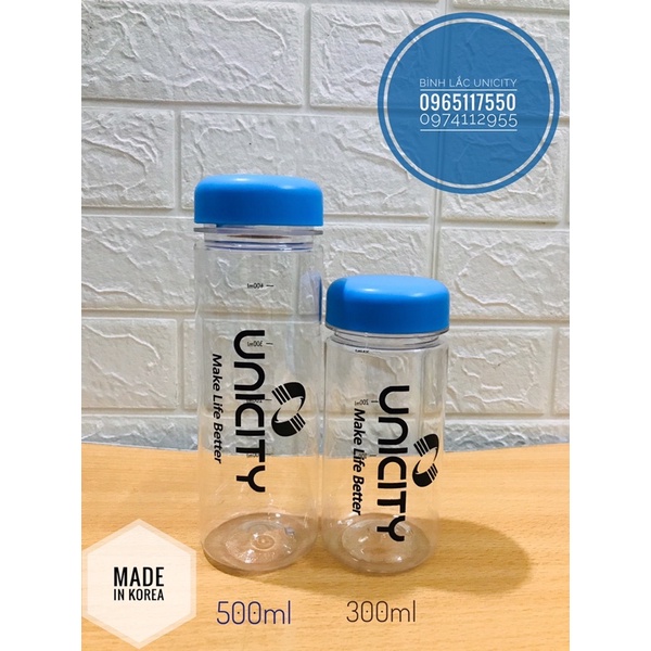 Bình Lắc Uni Xịn - Vạch ml - Dùng nước sôi 100độ