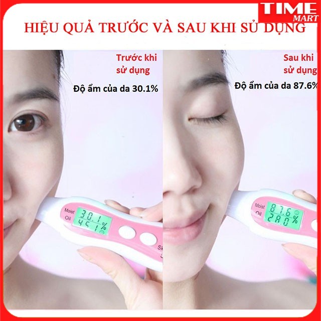 [Tặng kèm tinh dầu nguyên chất] Máy xông mặt xông nóng thảo dược chính hãng công nghệ nano cao cấp [TIME-MART]