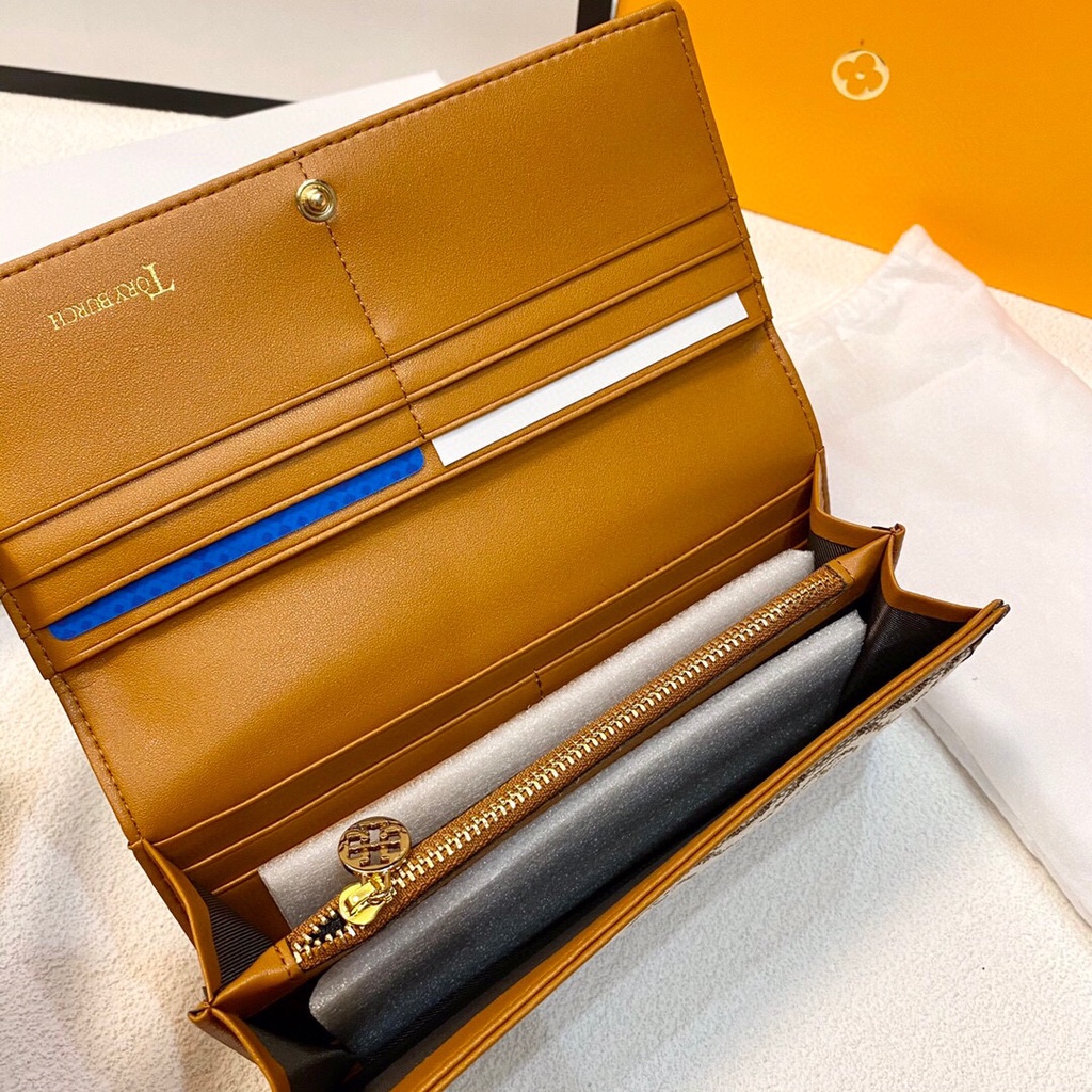 Ví dài nữ da thật thời trang cao cấp Tory Burch phong cách thanh lịch, thời thượng