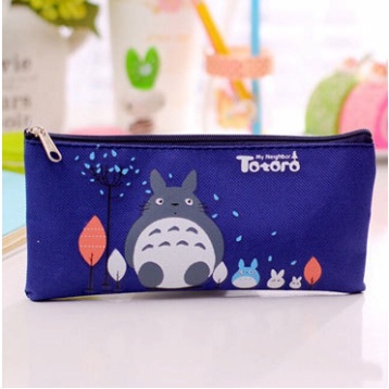 Túi đựng bút vải canvas Totoro đáng yêu nhiều màu