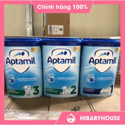 [CHÍNH HÃNG] Sữa Aptamil Đức 800g số (1-3)