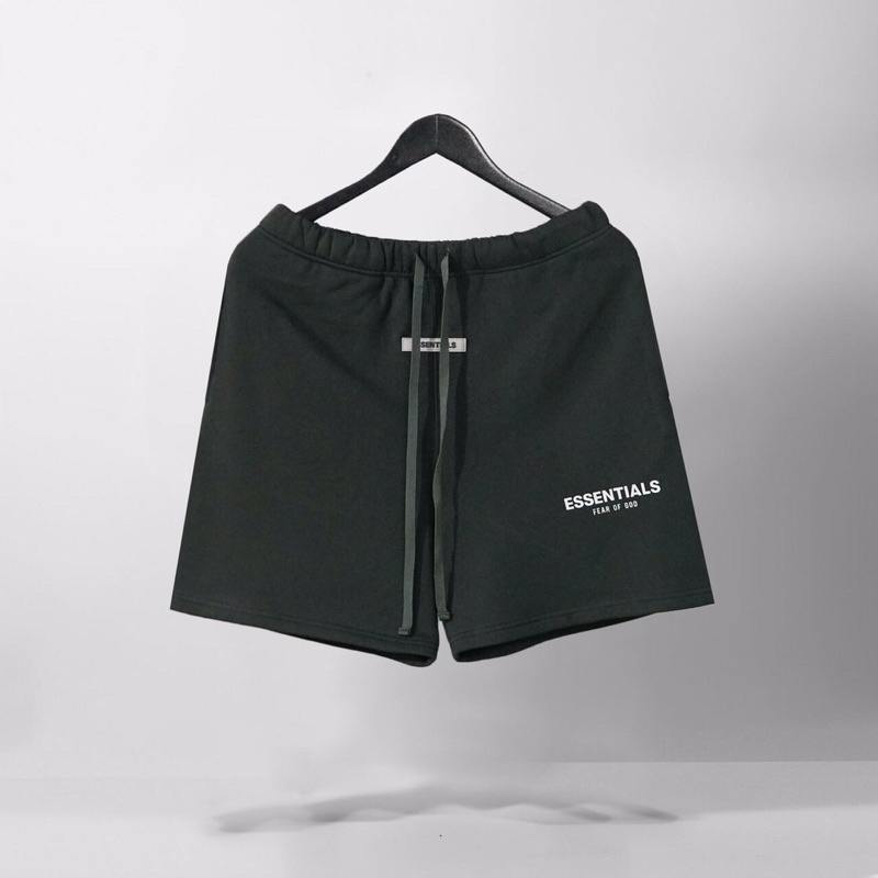 Quần short nỉ Esentials phiên bản chữ phản quang,quần nỉ dài Ni.ke Swoosh logo thêu