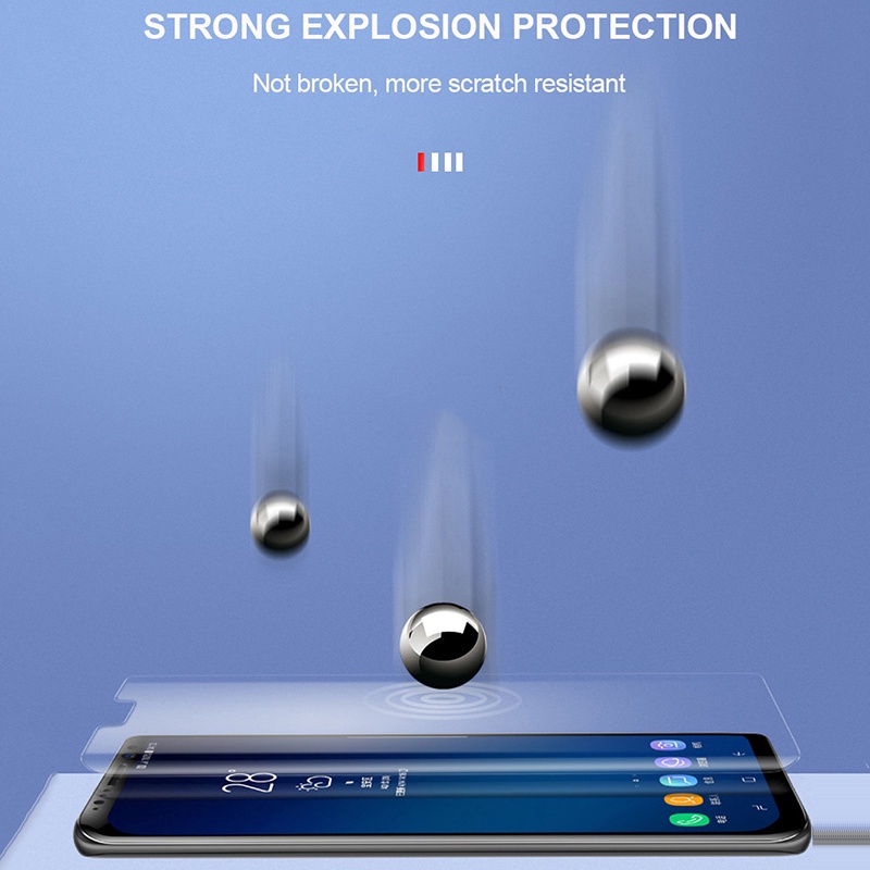 Kính Cường Lực Nano Bảo Vệ Toàn Màn Hình Cho Samsung Galaxy S21 Note 20 Ultra 5g S20 S10 S9 S8 Plus 10 9 8 S10e