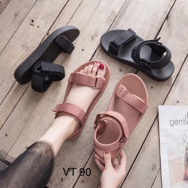 Sandal Học Sinh Nâu hồng siêu nhẹ siêu đẹp FREESHIP