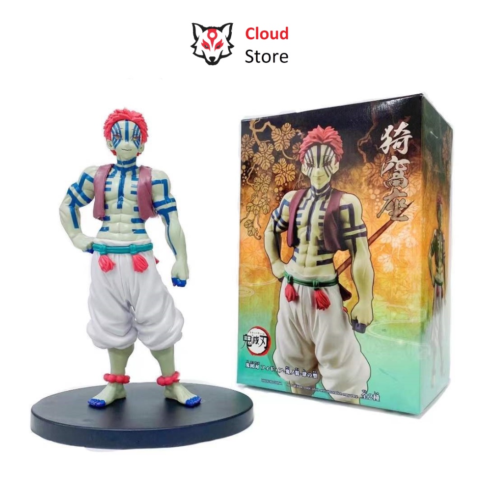 Mô hình Thượng Tam Akaza cao 15cm nặng 0.5kg ,nhân vật phản diện, figure anime Kamado Nezuko,Tanjiro thanh gươm diệt quỷ