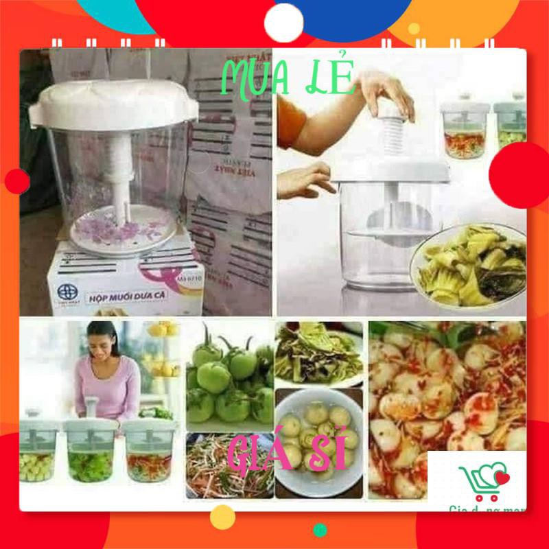 Hộp muối dưa cà [ 20*18*25 cm (5 Lít) ] siêu tiện lợi