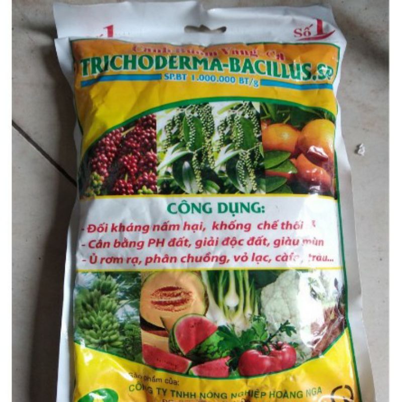 Nấm đối kháng Trichoderma 1kg - chế phẩm hữu cơ số 1 VN Cánh buồm vàng