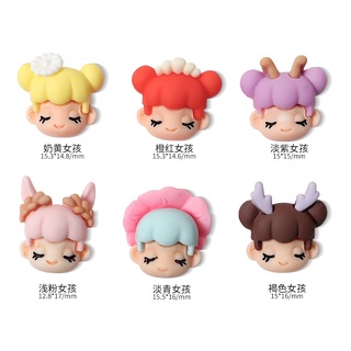 Set 10 charm cô gái kute gắn móng tay