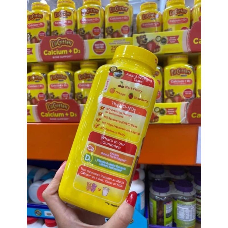 KẸO GẤU BỔ SUNG CANXI D3 CHO BÉ | Thế Giới Skin Care