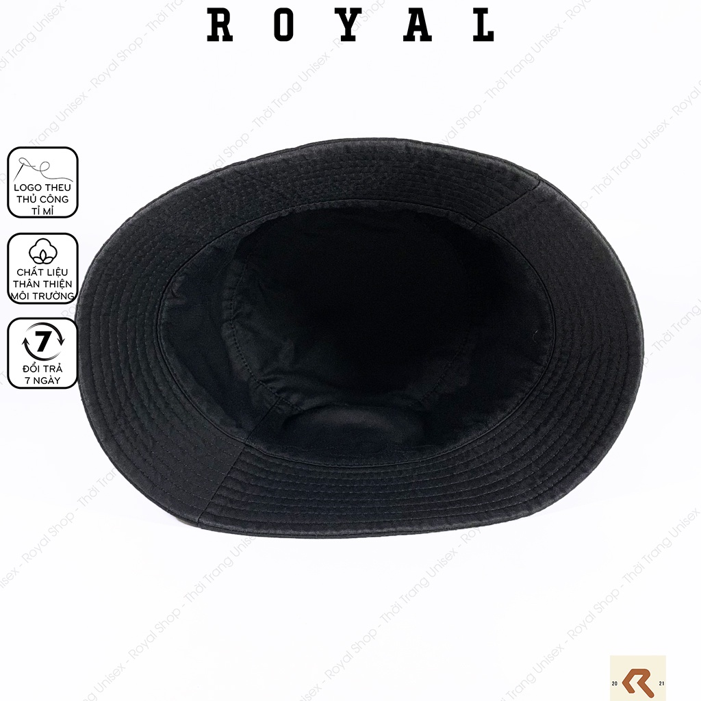 Mũ Bucket ny mlb nón tai bèo vành cụp mlb new era vải kaki cotton Hàn 2 lớp - Royal Shop