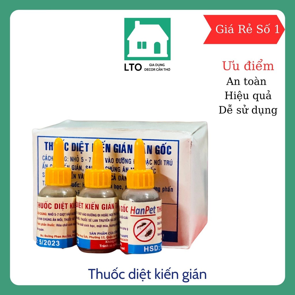 Thuốc diệt kiến FREESHIP Thuốc diện kiến sinh học, diệt kiến diệt gián tận gốc an toàn hiệu quả