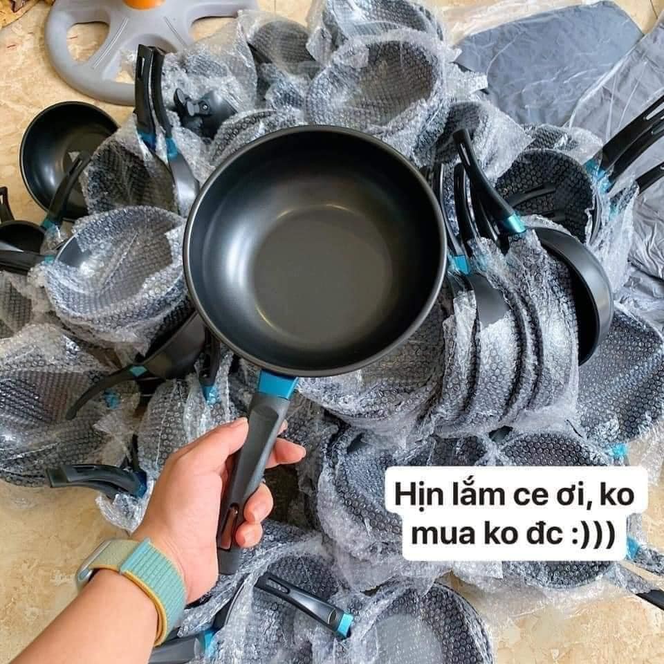 CHẢO CHỐNG DÍNH SÂU LÒNG GIẢM SỐC 35K/c