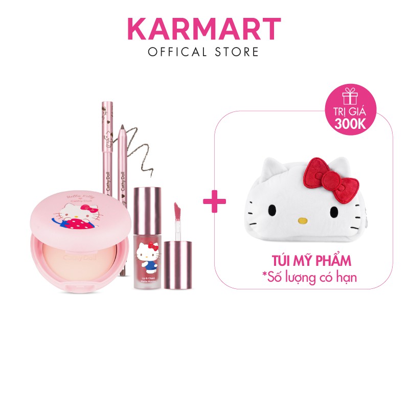 Bộ trang điểm toàn diện Hello Kitty Cathy Doll tươi tắn | BigBuy360 - bigbuy360.vn