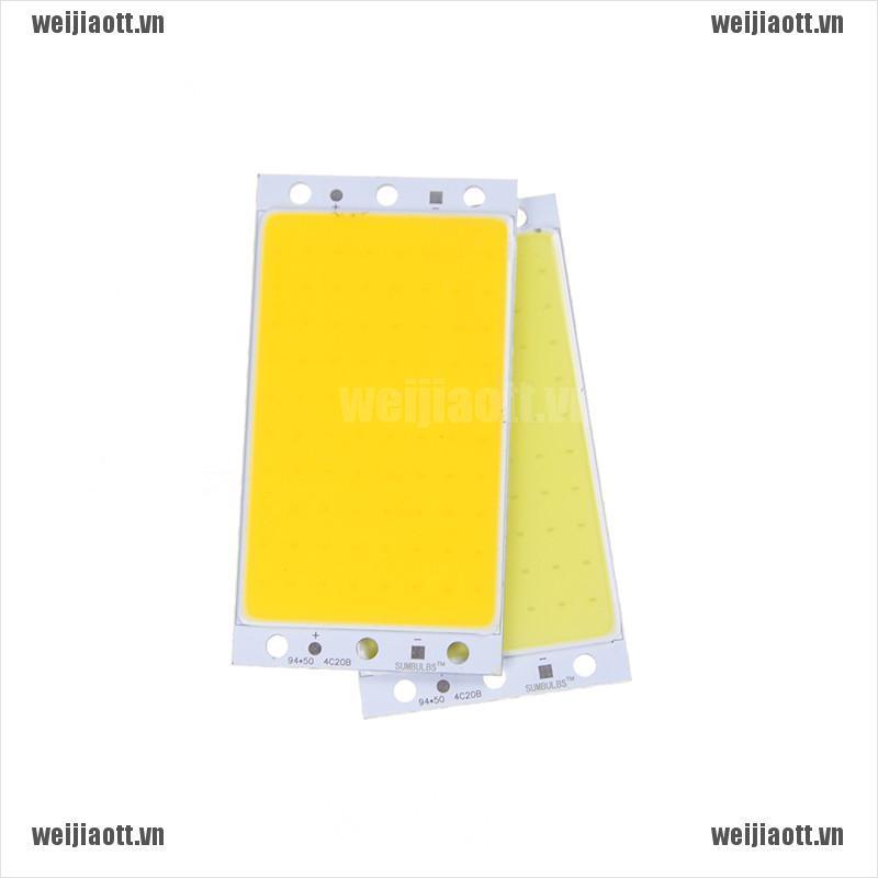 Chip Đèn Led Hình Vuông 94x50mm 15w Cob Dc 12-14