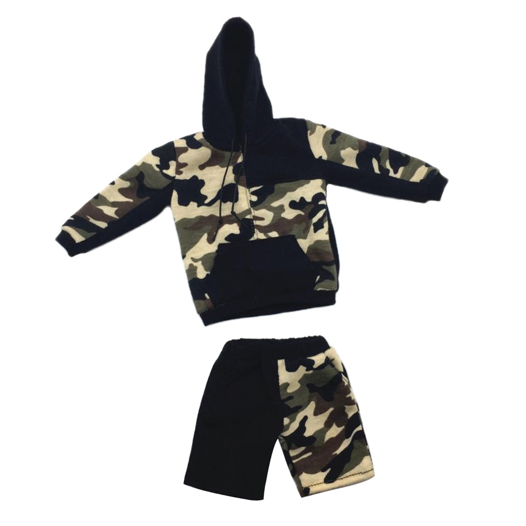 Set áo hoodie và quần dài tỷ lệ 1 / 6 dành cho mô hình nhân vật đồ chơi 12 ' '