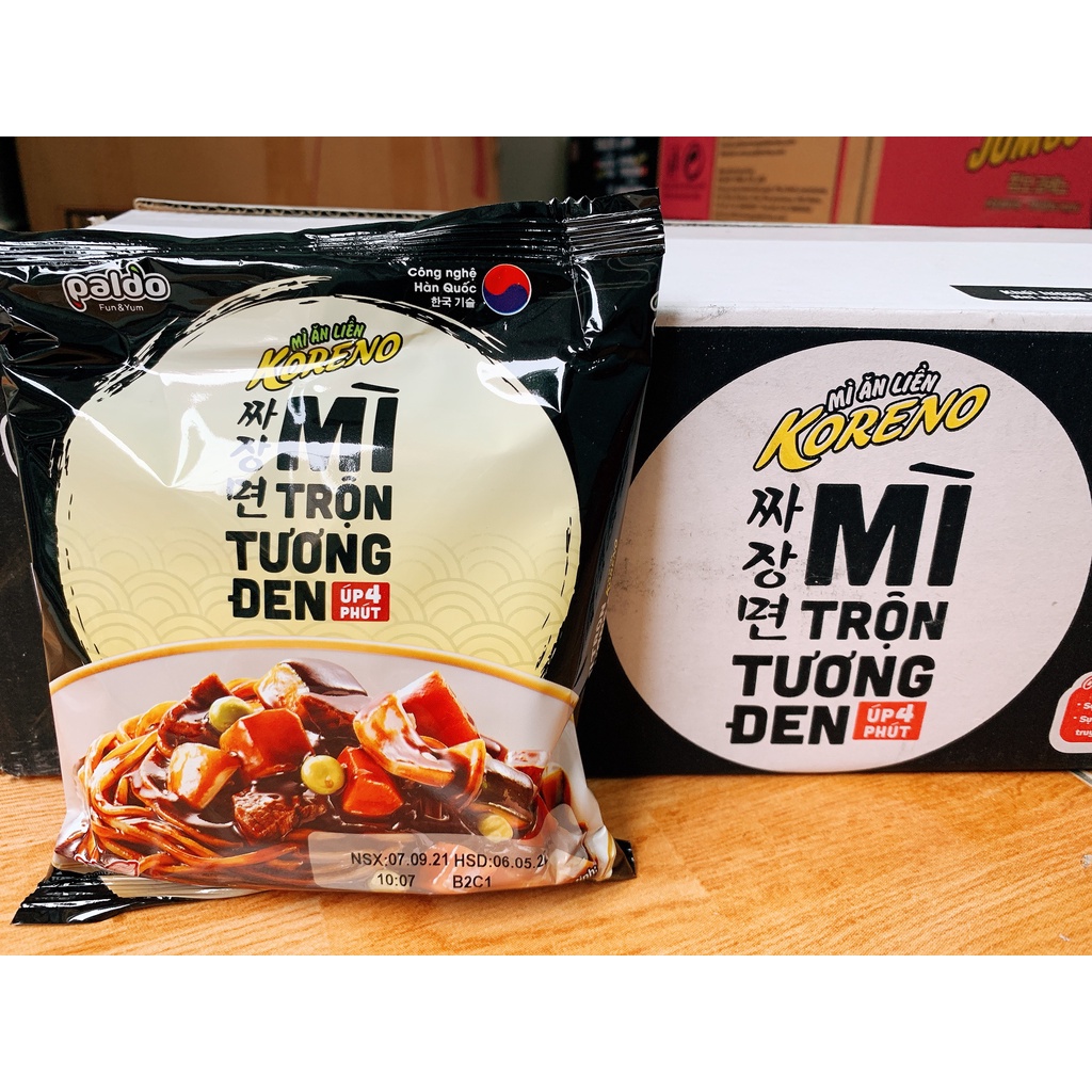 Mỳ tương đen koreno 1 gói 75gr | BigBuy360 - bigbuy360.vn