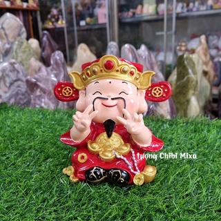 Tượng chibi Thần Tài vui vẻ 13cm