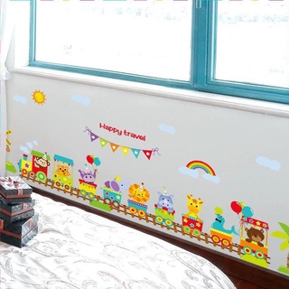 Decal dán tường Đoàn tàu happy travel - kiddecals - SK9011 Zooyoo