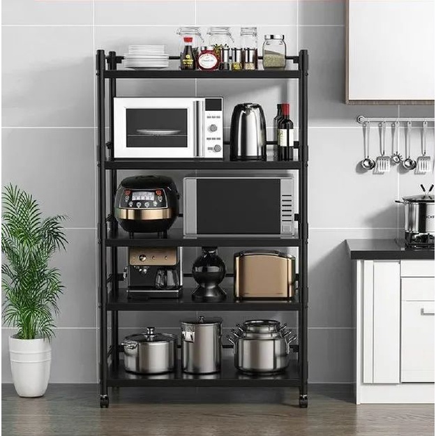 Kệ Đa Năng Có Bánh Xe Và Nút Chân Cố Định