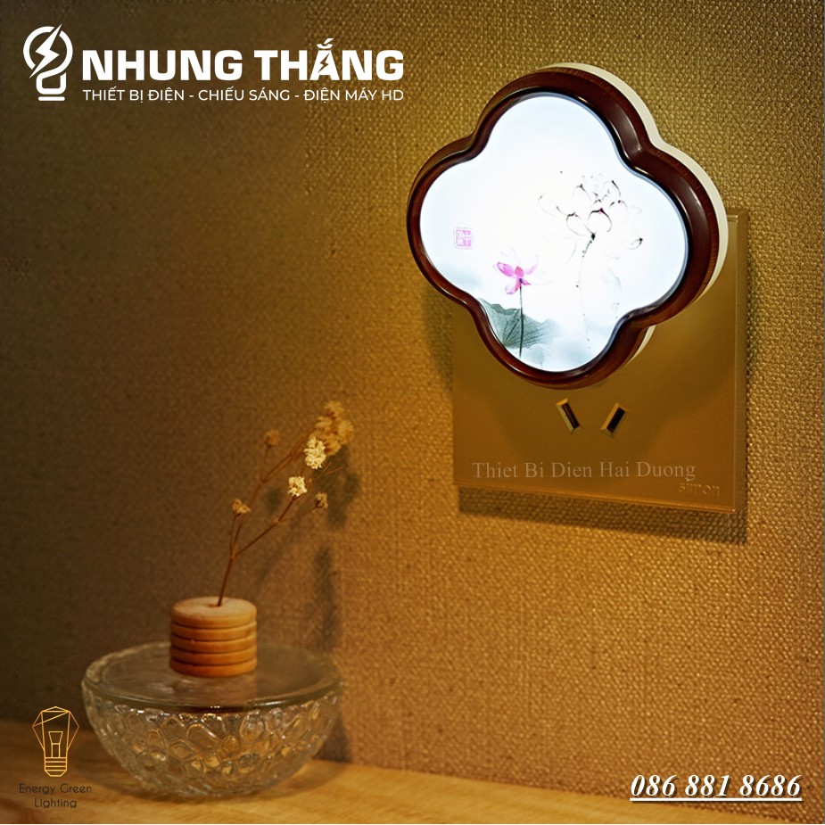 Đèn Ngủ Cắm Điện Cảm Ứng Siêu Dễ Thương - Tự Động Sáng Khi Trời Tối - Tiết Kiệm Điện Năng