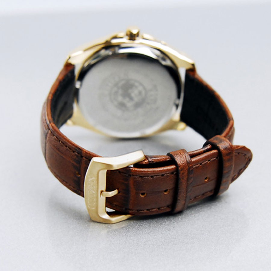 Đồng Hồ Nam Citizen Dây Da BL1243-00A - Mặt Trắng (Sapphire)