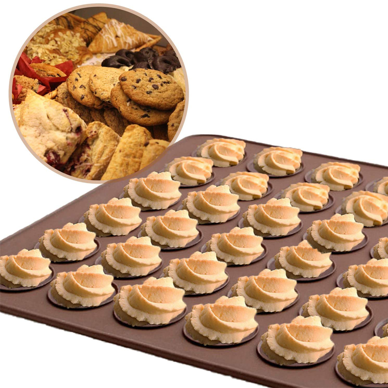 Khay nướng bánh Macaron chống dính an toàn 48/30