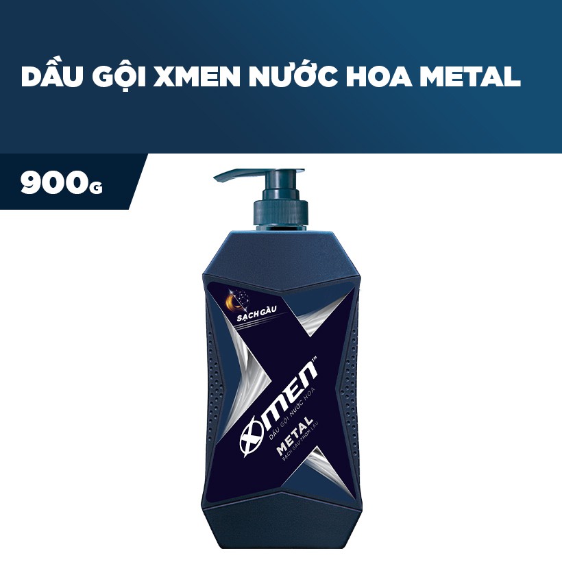 [Mã COSMARICO11 giảm 15% đơn 150K] Dầu gội nước hoa X-Men Metal 900g