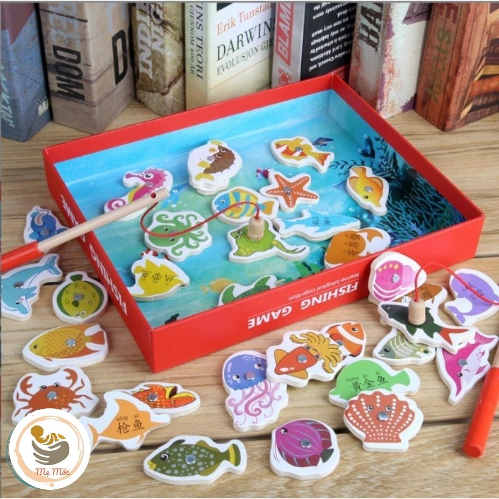 Đồ Chơi Câu Cá Nam Châm Gỗ Thông Minh Cao Cấp Rèn Luyện Khả Năng Khéo Léo Và Tập Trung Cho Bé Shop Mẹ Mốc, CCG