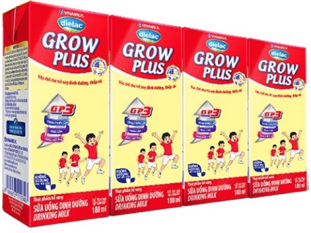 Thùng 48 hộp sữa bột pha sẵn Dielac Growplus 180ml