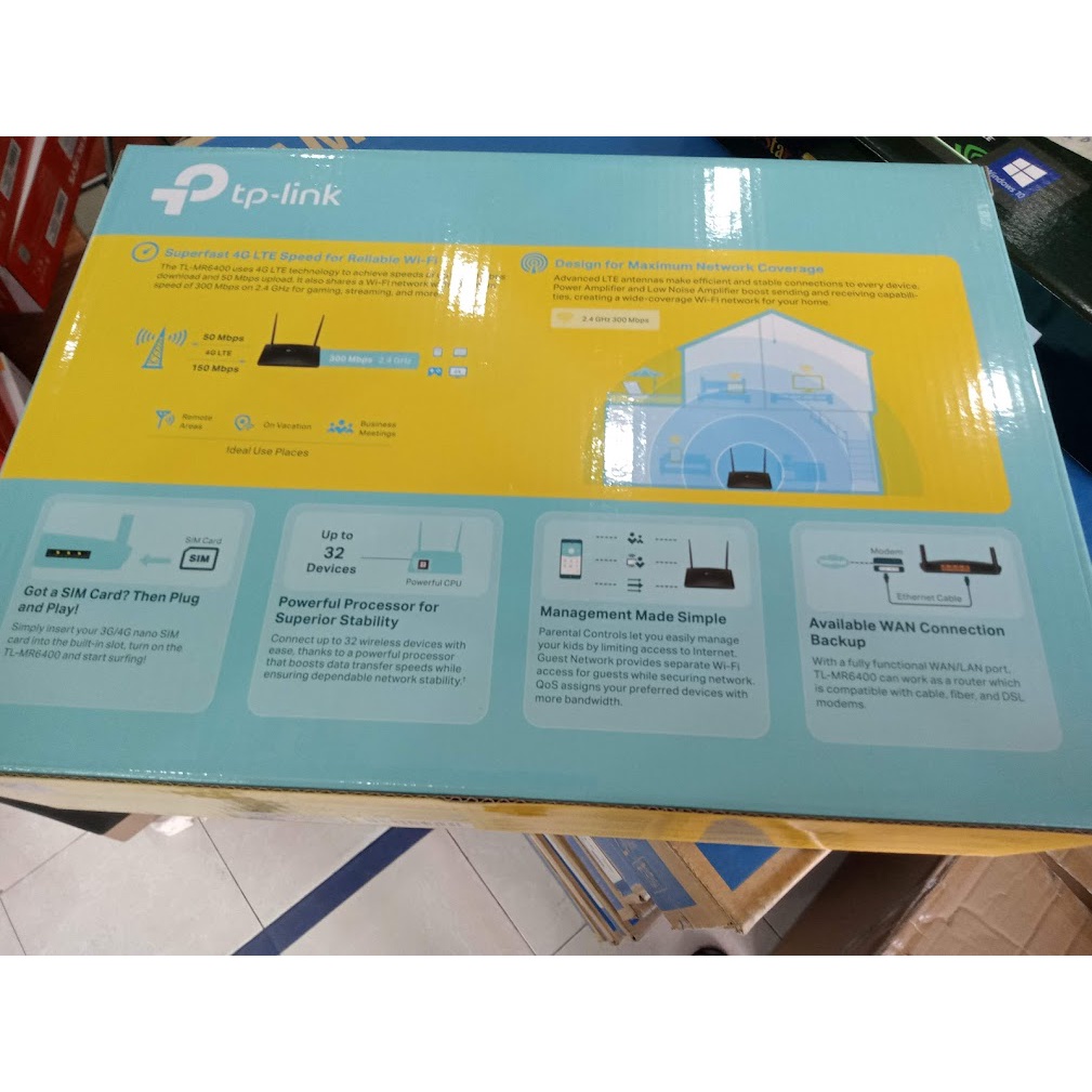 Bộ phát wifi 4G TP-Link MR6400