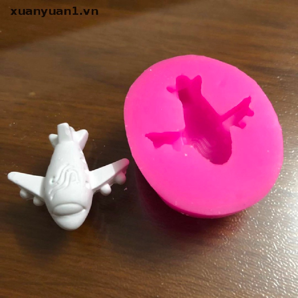 Khuôn Silicone Làm Bánh Hình Máy Bay Mini