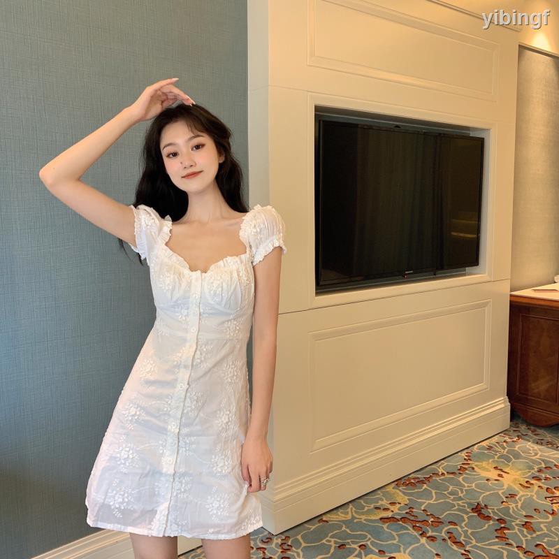 Đầm Cổ Vuông Ôm Eo Thời Trang Thanh Lịch Cho Nữ 2020 | BigBuy360 - bigbuy360.vn